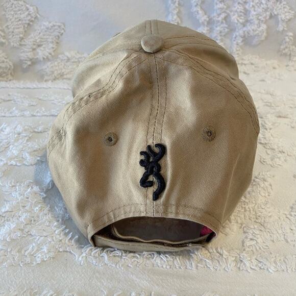 BROWNING Distressed Ball Cap Hat Men's Sz OS Trucker Casual Streetwear Sporty - Picture 3 of 8